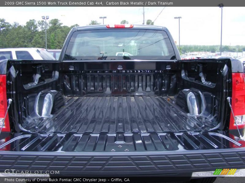 Carbon Black Metallic / Dark Titanium 2009 GMC Sierra 1500 Work Truck Extended Cab 4x4