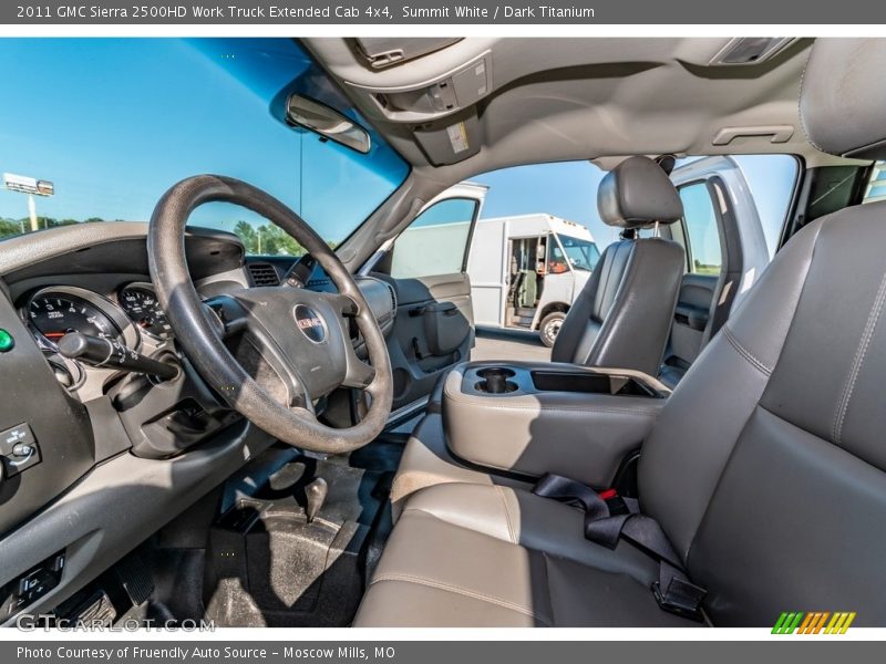 Summit White / Dark Titanium 2011 GMC Sierra 2500HD Work Truck Extended Cab 4x4