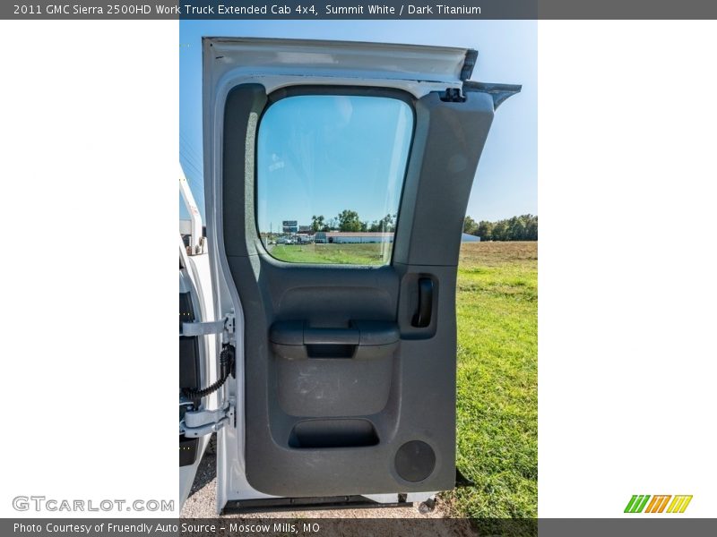 Summit White / Dark Titanium 2011 GMC Sierra 2500HD Work Truck Extended Cab 4x4