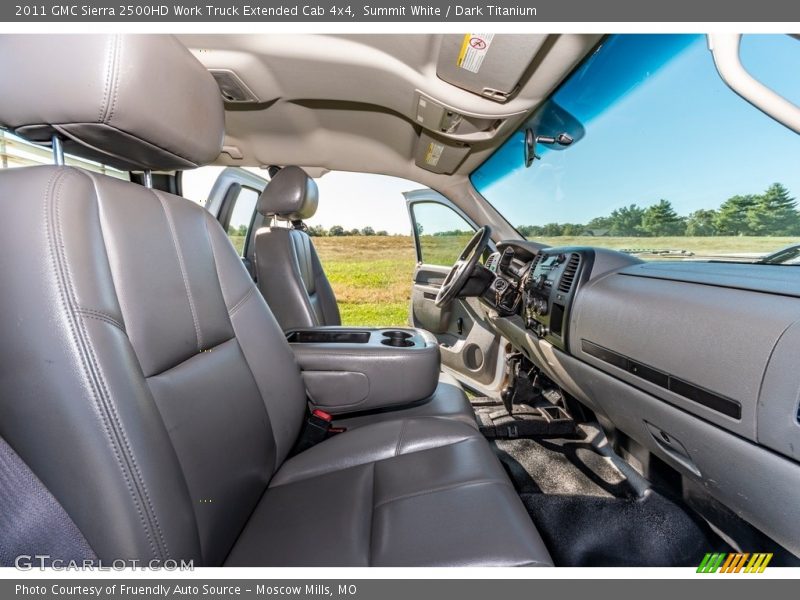 Summit White / Dark Titanium 2011 GMC Sierra 2500HD Work Truck Extended Cab 4x4