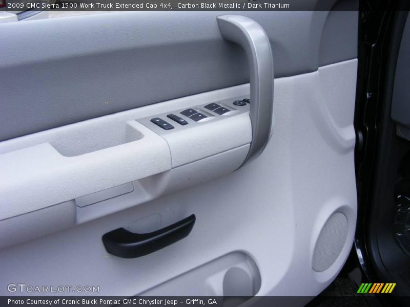 Carbon Black Metallic / Dark Titanium 2009 GMC Sierra 1500 Work Truck Extended Cab 4x4