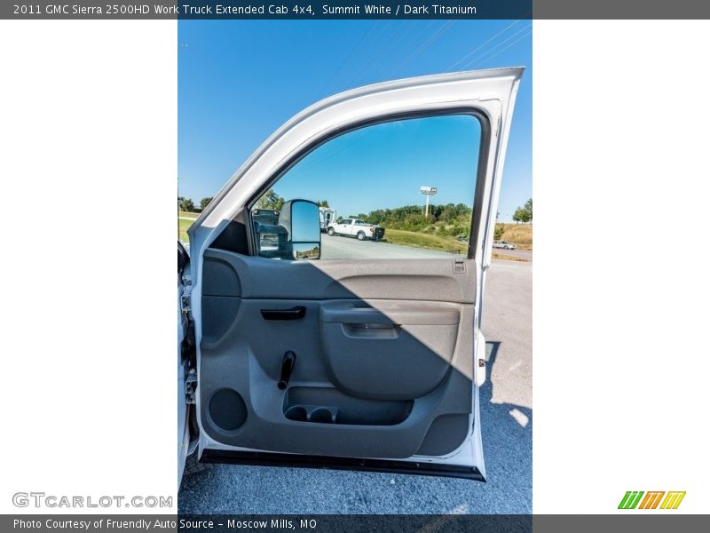 Summit White / Dark Titanium 2011 GMC Sierra 2500HD Work Truck Extended Cab 4x4