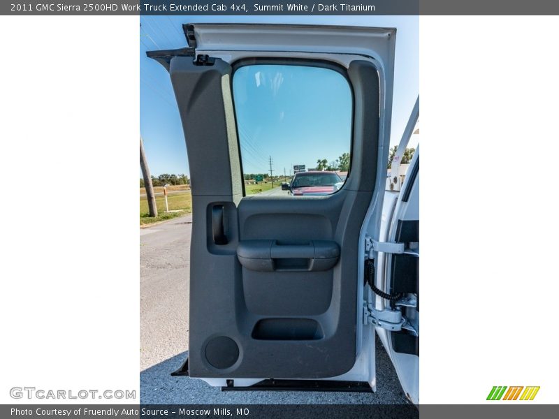 Summit White / Dark Titanium 2011 GMC Sierra 2500HD Work Truck Extended Cab 4x4