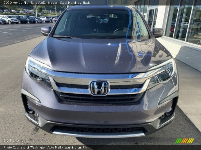 Modern Steel Metallic / Black 2020 Honda Pilot EX-L AWD