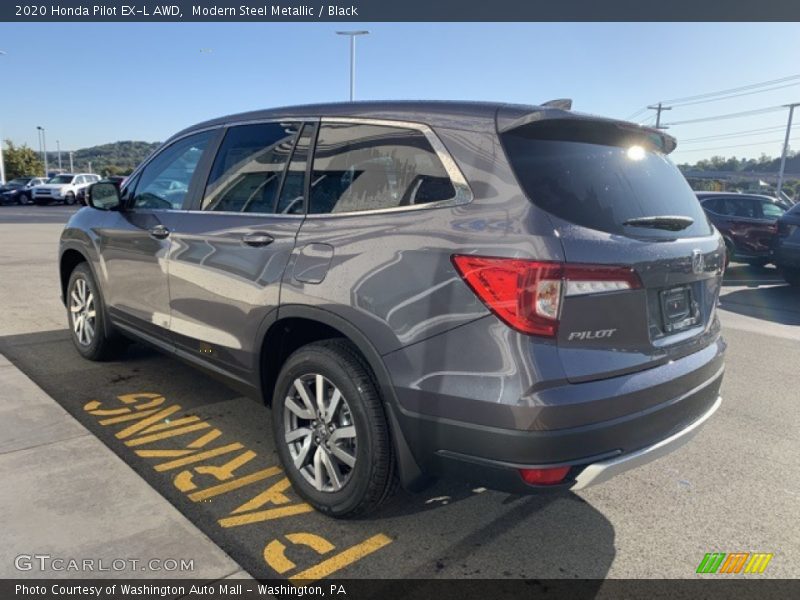 Modern Steel Metallic / Black 2020 Honda Pilot EX-L AWD