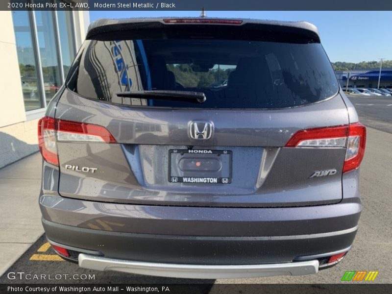 Modern Steel Metallic / Black 2020 Honda Pilot EX-L AWD