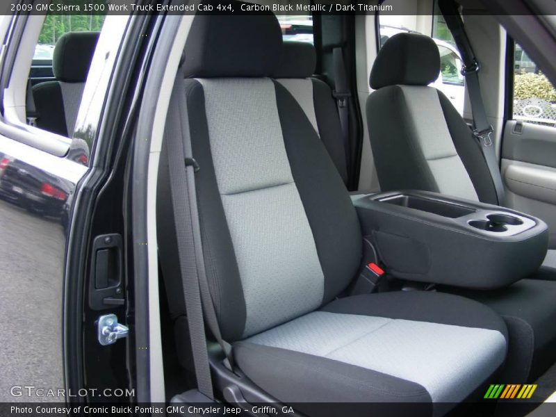 Carbon Black Metallic / Dark Titanium 2009 GMC Sierra 1500 Work Truck Extended Cab 4x4