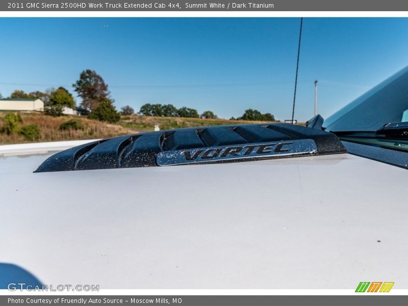 Summit White / Dark Titanium 2011 GMC Sierra 2500HD Work Truck Extended Cab 4x4
