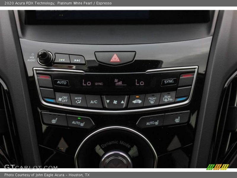 Platinum White Pearl / Espresso 2020 Acura RDX Technology