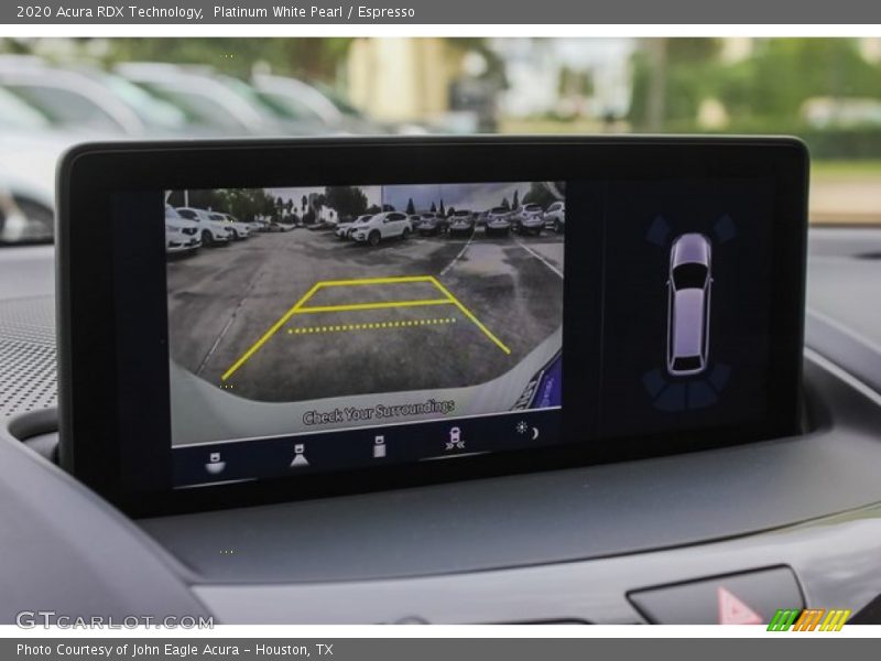 Platinum White Pearl / Espresso 2020 Acura RDX Technology