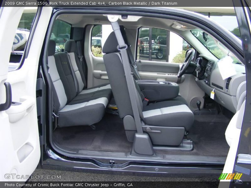 Carbon Black Metallic / Dark Titanium 2009 GMC Sierra 1500 Work Truck Extended Cab 4x4