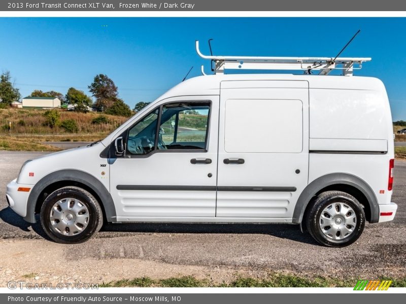 Frozen White / Dark Gray 2013 Ford Transit Connect XLT Van