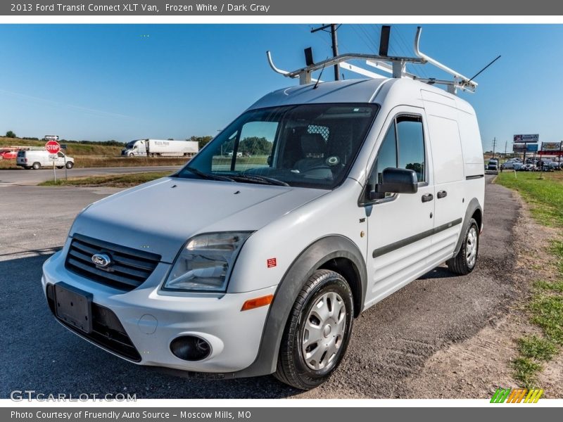 Frozen White / Dark Gray 2013 Ford Transit Connect XLT Van