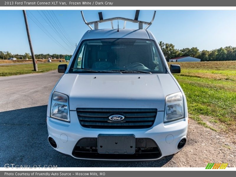 Frozen White / Dark Gray 2013 Ford Transit Connect XLT Van