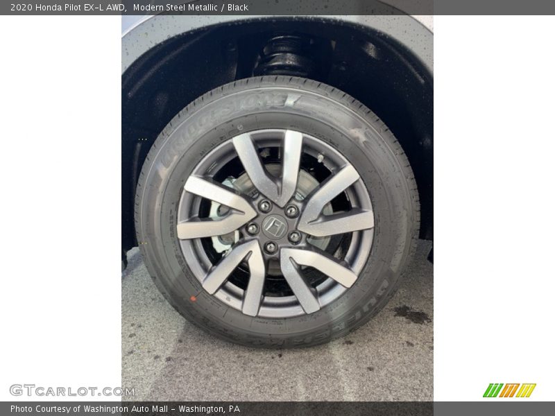 Modern Steel Metallic / Black 2020 Honda Pilot EX-L AWD