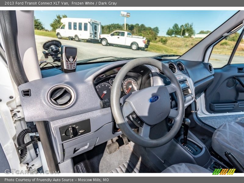 Frozen White / Dark Gray 2013 Ford Transit Connect XLT Van