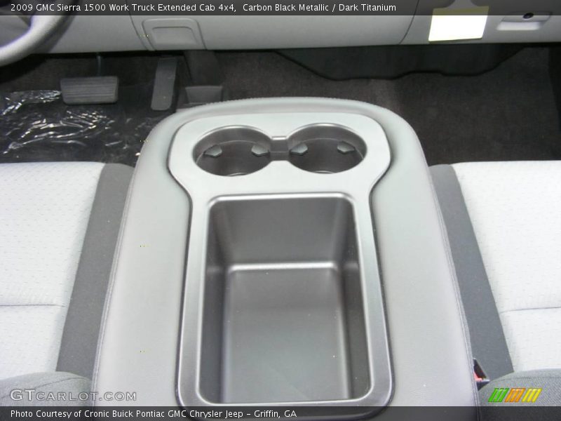 Carbon Black Metallic / Dark Titanium 2009 GMC Sierra 1500 Work Truck Extended Cab 4x4