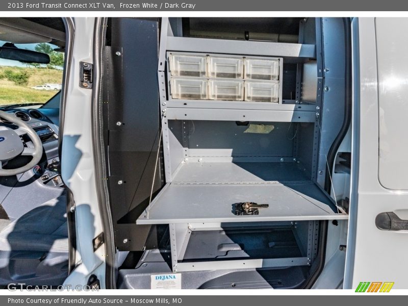 Frozen White / Dark Gray 2013 Ford Transit Connect XLT Van