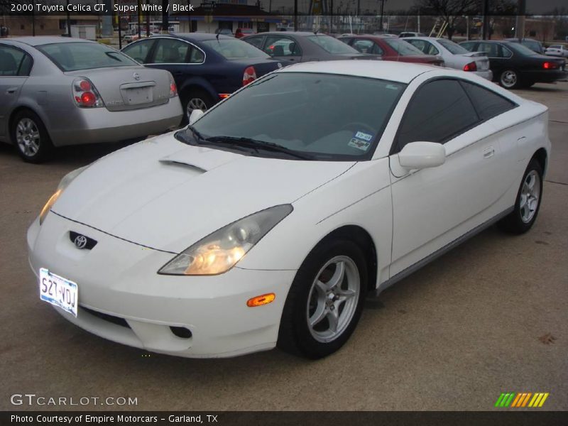 Super White / Black 2000 Toyota Celica GT