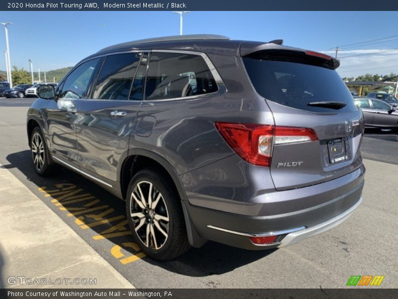 Modern Steel Metallic / Black 2020 Honda Pilot Touring AWD