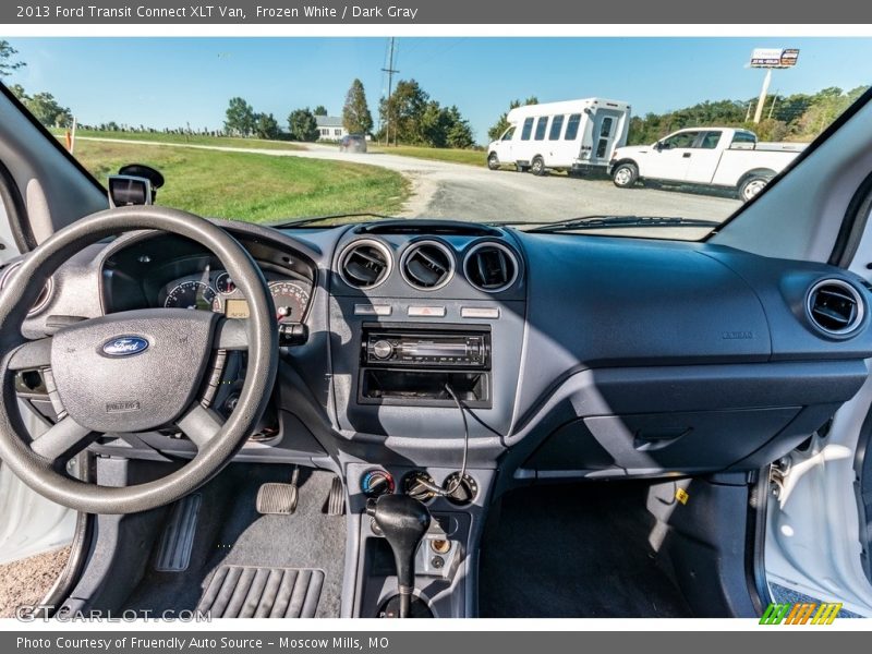 Frozen White / Dark Gray 2013 Ford Transit Connect XLT Van