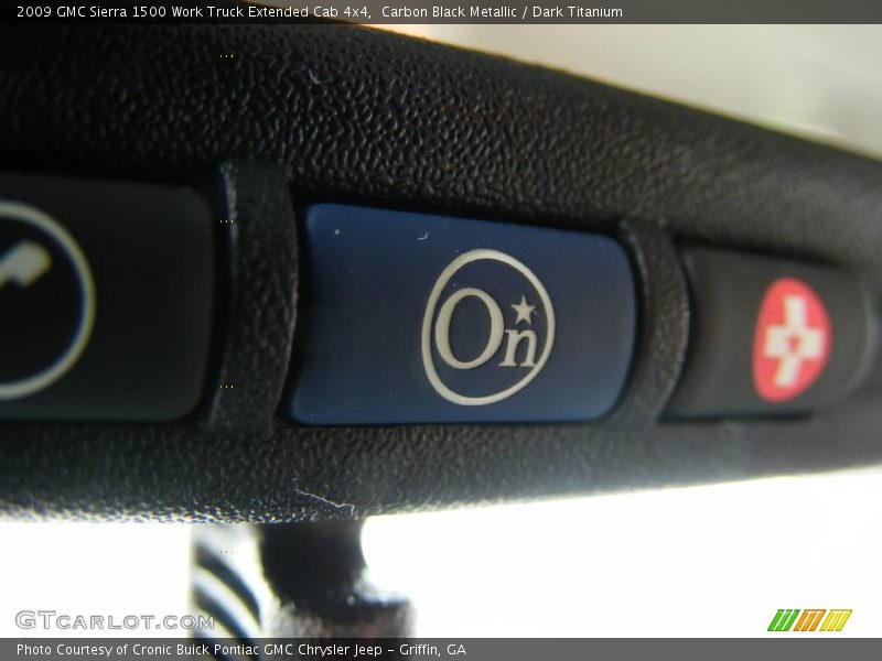 Carbon Black Metallic / Dark Titanium 2009 GMC Sierra 1500 Work Truck Extended Cab 4x4