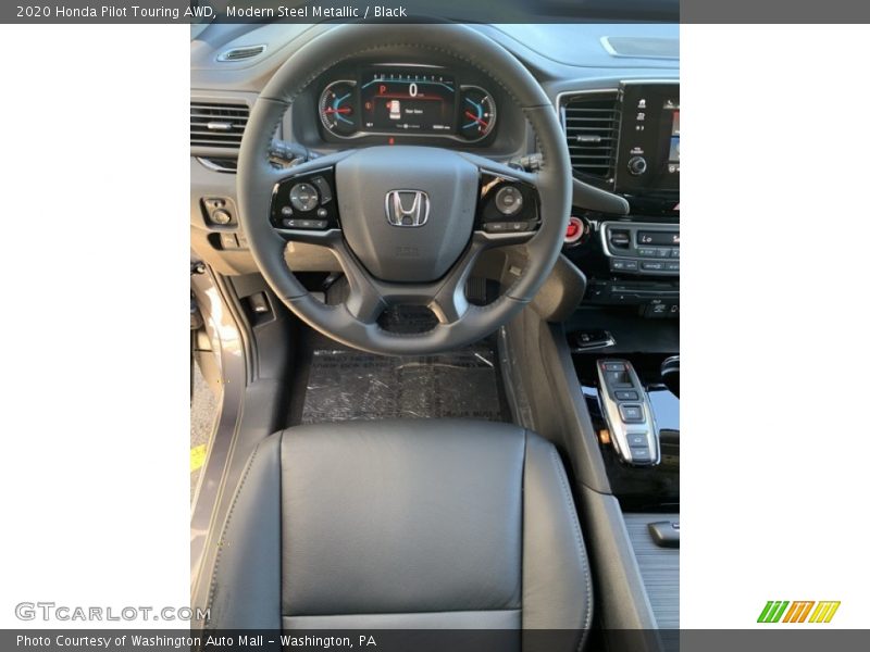 Modern Steel Metallic / Black 2020 Honda Pilot Touring AWD