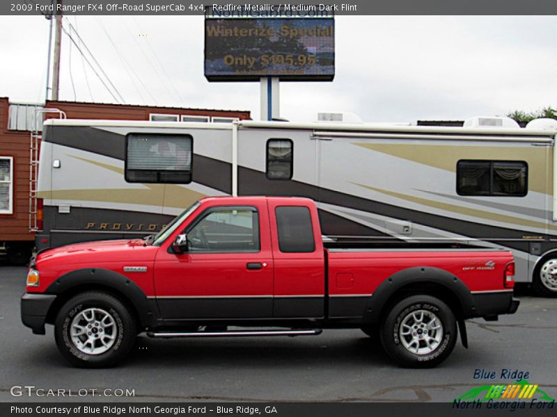 Redfire Metallic / Medium Dark Flint 2009 Ford Ranger FX4 Off-Road SuperCab 4x4