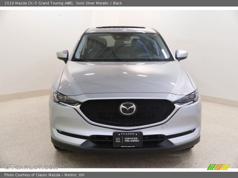 Sonic Silver Metallic / Black 2019 Mazda CX-5 Grand Touring AWD