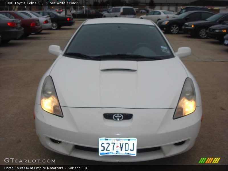 Super White / Black 2000 Toyota Celica GT