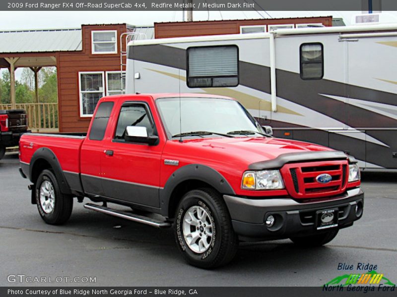Redfire Metallic / Medium Dark Flint 2009 Ford Ranger FX4 Off-Road SuperCab 4x4