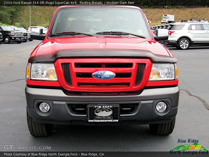 Redfire Metallic / Medium Dark Flint 2009 Ford Ranger FX4 Off-Road SuperCab 4x4