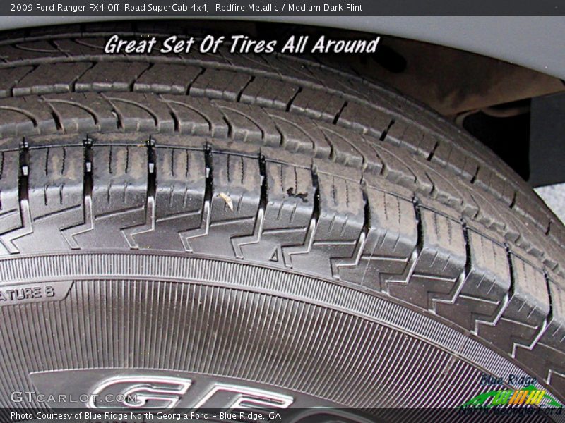 Redfire Metallic / Medium Dark Flint 2009 Ford Ranger FX4 Off-Road SuperCab 4x4