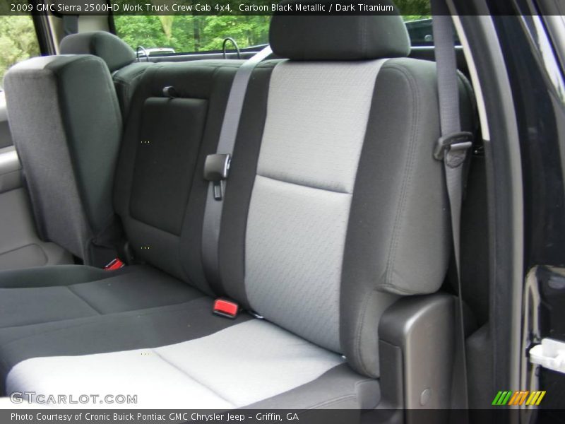 Carbon Black Metallic / Dark Titanium 2009 GMC Sierra 2500HD Work Truck Crew Cab 4x4