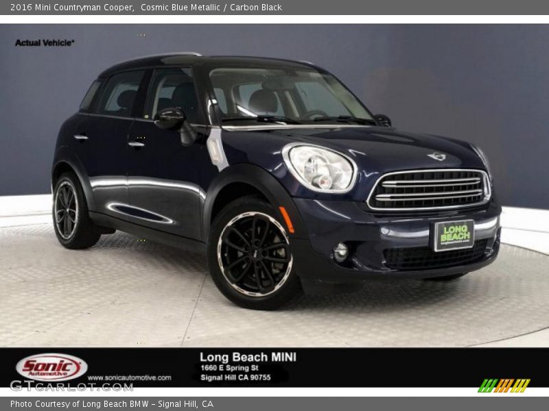 Cosmic Blue Metallic / Carbon Black 2016 Mini Countryman Cooper