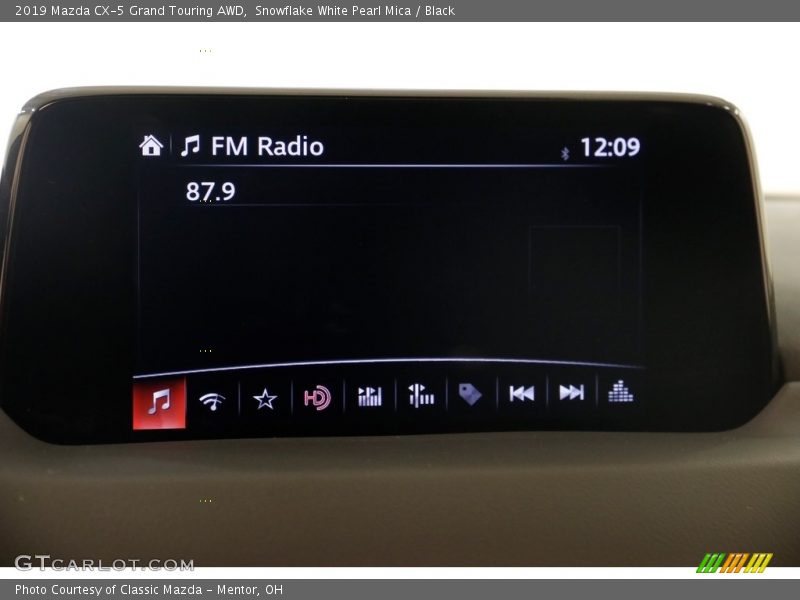 Snowflake White Pearl Mica / Black 2019 Mazda CX-5 Grand Touring AWD
