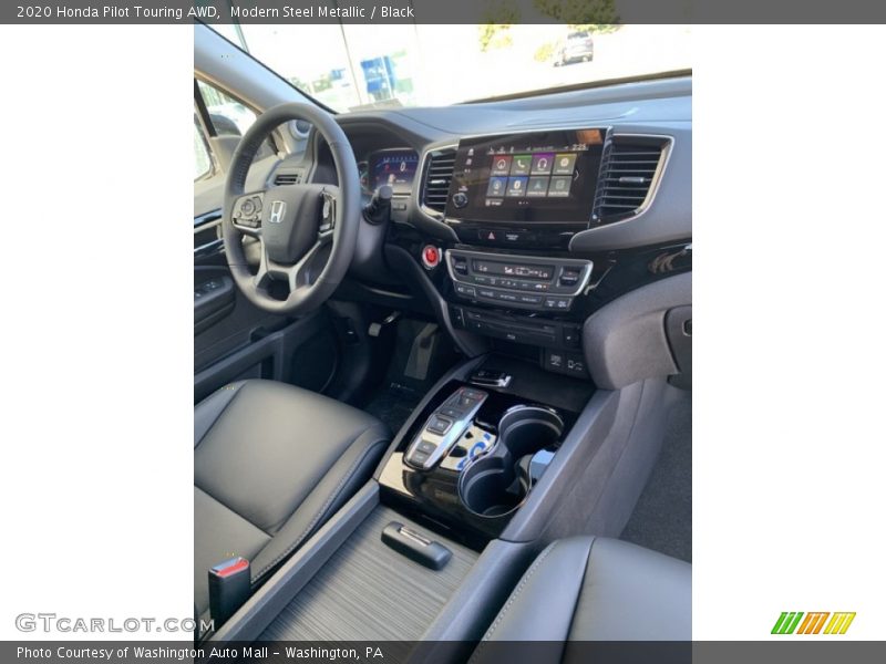 Modern Steel Metallic / Black 2020 Honda Pilot Touring AWD