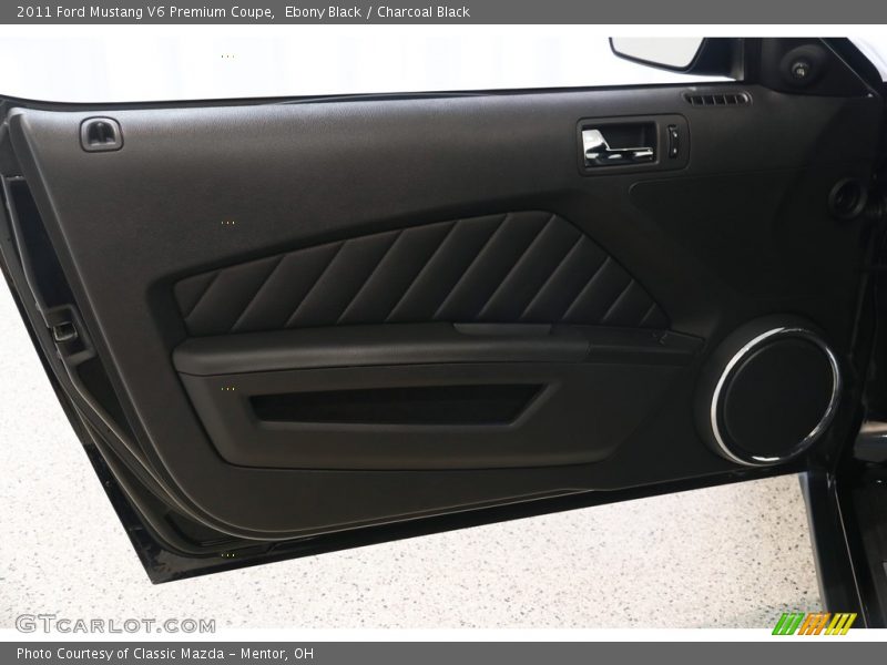 Ebony Black / Charcoal Black 2011 Ford Mustang V6 Premium Coupe