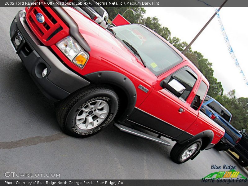 Redfire Metallic / Medium Dark Flint 2009 Ford Ranger FX4 Off-Road SuperCab 4x4