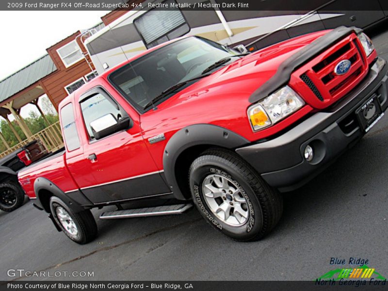Redfire Metallic / Medium Dark Flint 2009 Ford Ranger FX4 Off-Road SuperCab 4x4