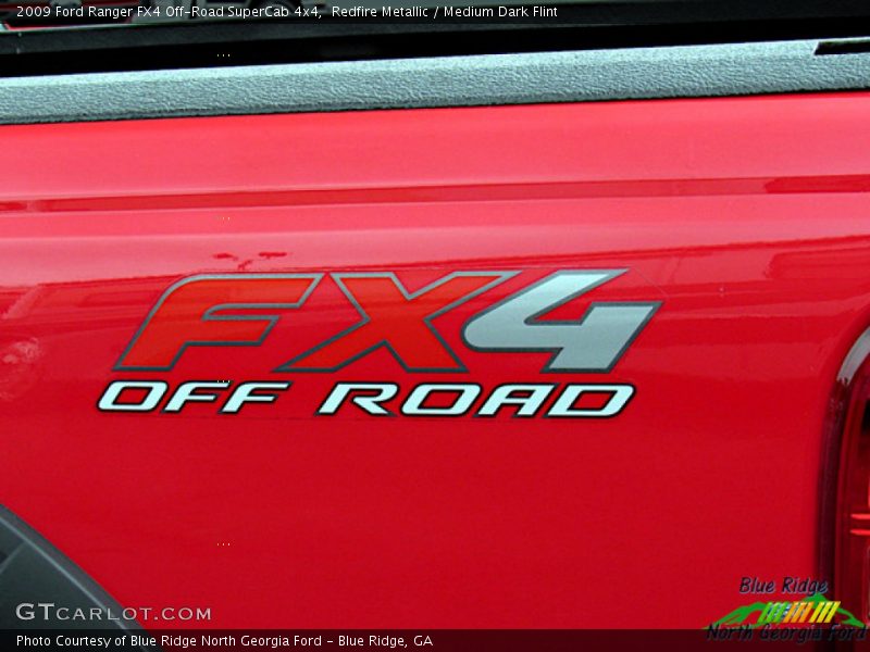 Redfire Metallic / Medium Dark Flint 2009 Ford Ranger FX4 Off-Road SuperCab 4x4