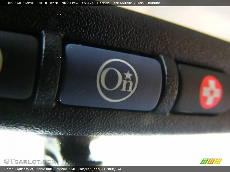 Carbon Black Metallic / Dark Titanium 2009 GMC Sierra 2500HD Work Truck Crew Cab 4x4