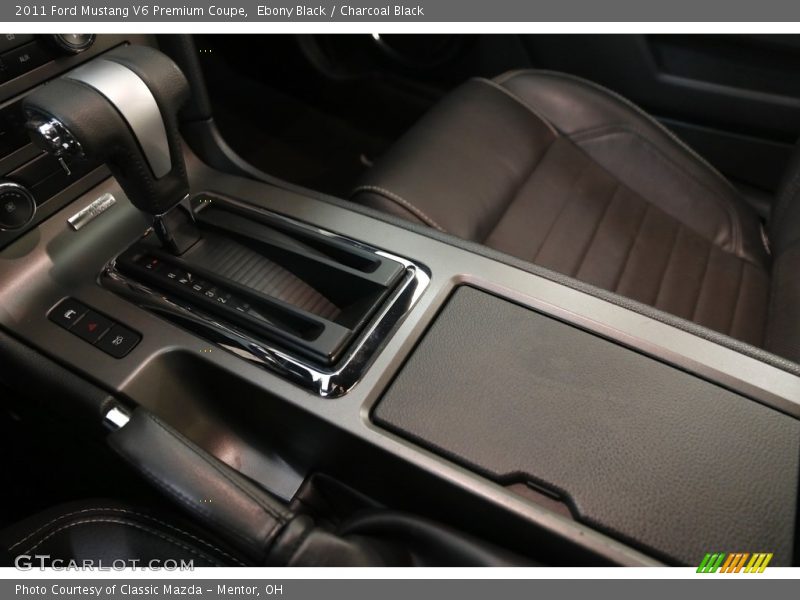 Ebony Black / Charcoal Black 2011 Ford Mustang V6 Premium Coupe