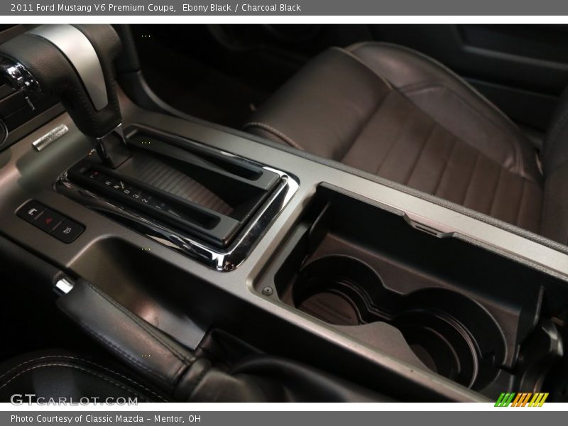 Ebony Black / Charcoal Black 2011 Ford Mustang V6 Premium Coupe