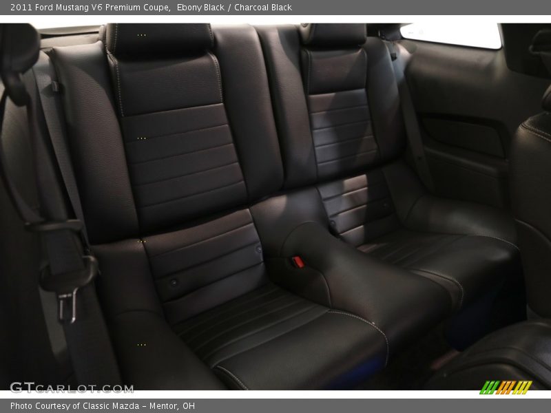 Ebony Black / Charcoal Black 2011 Ford Mustang V6 Premium Coupe
