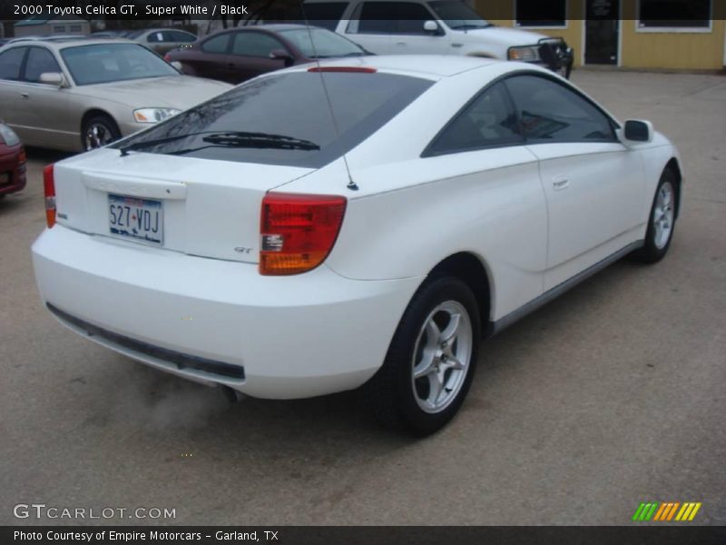 Super White / Black 2000 Toyota Celica GT