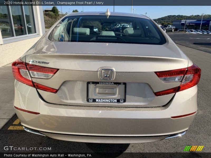 Champagne Frost Pearl / Ivory 2020 Honda Accord EX-L Sedan
