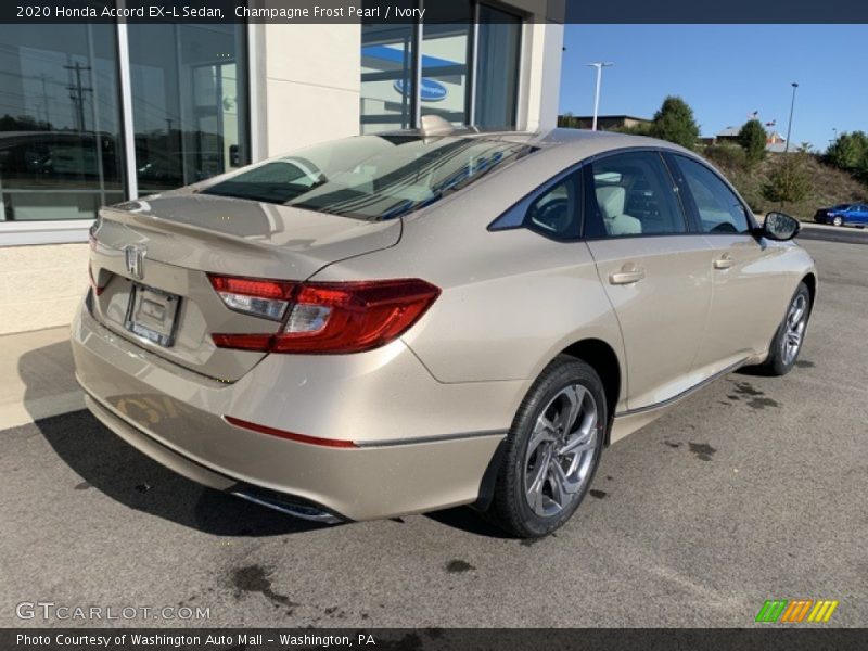 Champagne Frost Pearl / Ivory 2020 Honda Accord EX-L Sedan