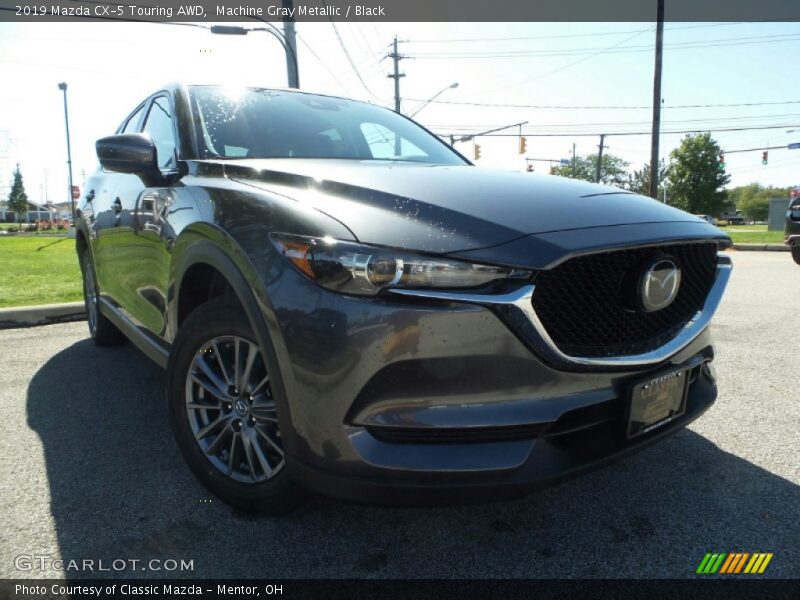 Machine Gray Metallic / Black 2019 Mazda CX-5 Touring AWD