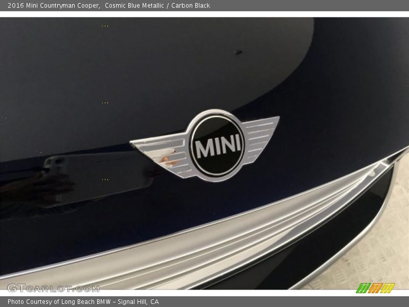 Cosmic Blue Metallic / Carbon Black 2016 Mini Countryman Cooper